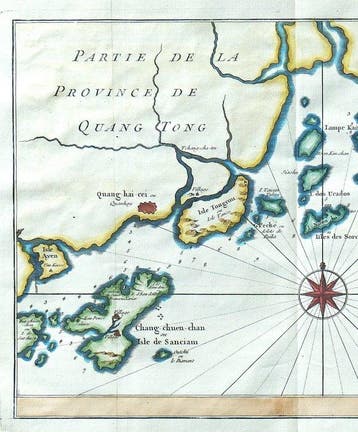 China - Kanton; N. Bellin - Carte des Isles qui sont a