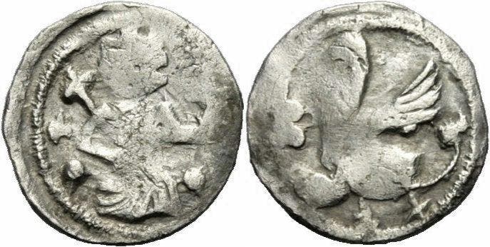 1301-1305 Wenzel Koenigreich Ungarn Vencel Denar Harpye T..., Postzegels en Munten, Munten | Europa | Niet-Euromunten, België
