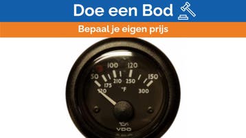 Bieden: VDO N02 120 402 oil pressure gauge 24V black, Ophalen of Verzenden, Nieuw