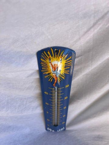 Emaille thermometer - Vintage Martini Vermouth Enamel Sign