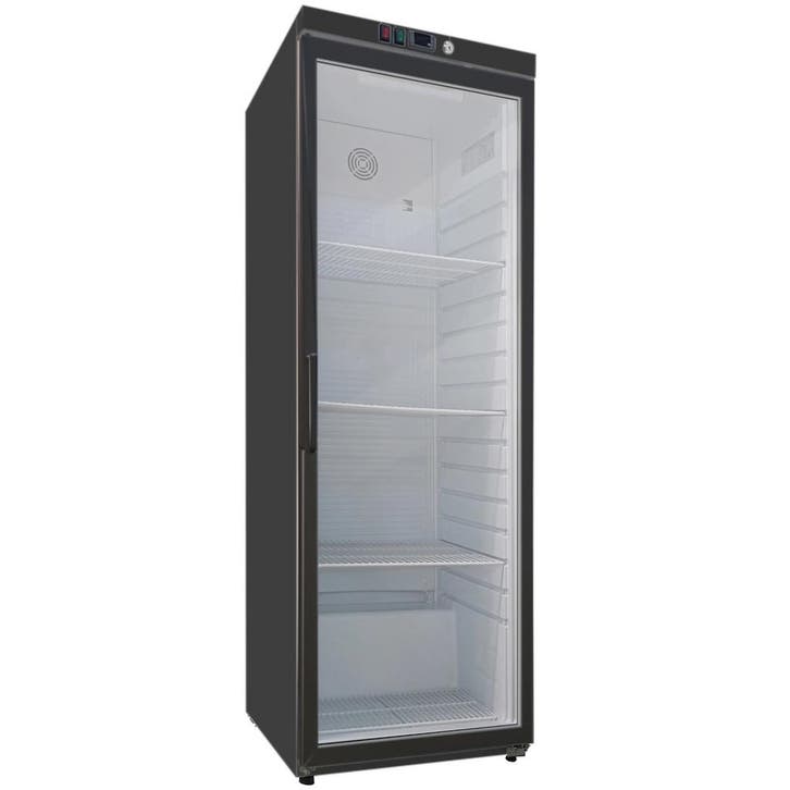 Koelkast | 400L | Zwart | 0°C/+10°C | Statisch + Ventilator, Zakelijke goederen, Horeca | Keukenapparatuur, Nieuw in verpakking