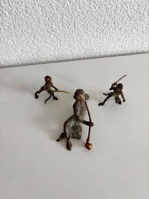 Zugeschrieben Franz Bergmann - Wiener Bronze - Figuur -, Antiquités & Art, Antiquités | Céramique & Poterie