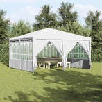 vidaXL Partytent Wit 400 x 400 x 266 cm Polyetheen, Tuin en Terras, Partytenten, Verzenden, Nieuw