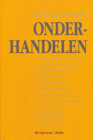 Onderhandelen 9789027429377 W.F.G. Mastenbroek, Verzenden, W.F.G. Mastenbroek