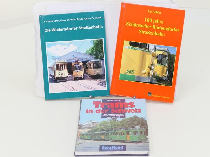 Set van 3 boeken over trams in Duitsland en Zwitserland #..., Livres, Transport, Enlèvement ou Envoi