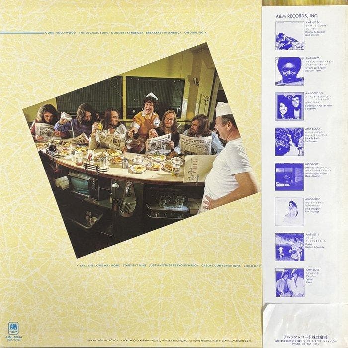 Supertramp - Breakfast In America - LP album (op zichzelf, Cd's en Dvd's, Vinyl Singles