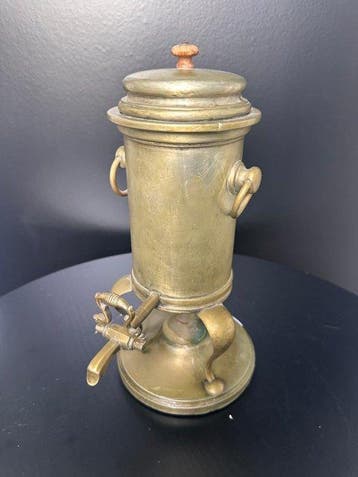 Samovar - Messing - Eenvoudig & elegant, Antiek en Kunst