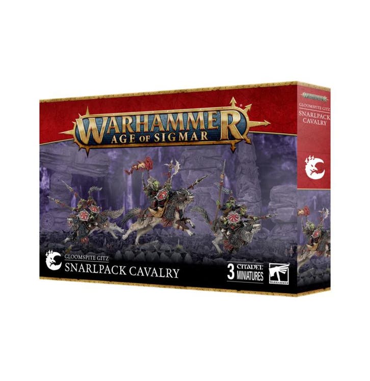 Gloomspite Gitz Snarlpack Cavalry (Warhammer Age of Sigmar, Hobby & Loisirs créatifs, Wargaming, Enlèvement ou Envoi