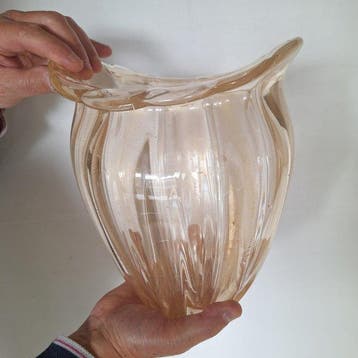 Murano - Seguso Viro - Vaas - Muranoglas - Inclusies in