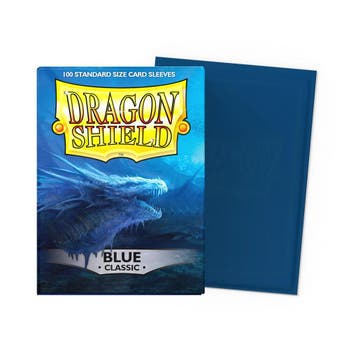 Dragon Shield Classic Sleeves Standard Size Blue (100x), Ophalen of Verzenden, Nieuw