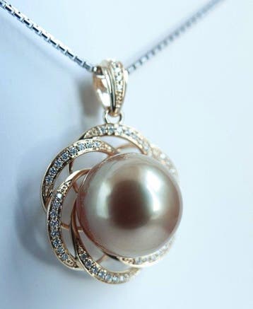 Hanger - 18 kt. Geelgoud - 24K Verzadiging - Golden South