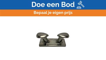 Bieden: Vetus stainless steel double bolder 150, Watersport en Boten, Ophalen of Verzenden, Nieuw