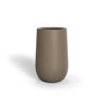 Polyester plantenbak Lora Ø50x80cm - Met bodem, Kunststof, Minder dan 60 cm, Rond, Nieuw