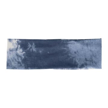 Haarband Stof 7cm - Tie Dye Patroon - Jersey - Blauw