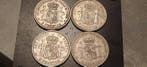 Spanje. Amadeo I-Alfonso XII. 5 Pesetas 1871-1884 (Lot of 4