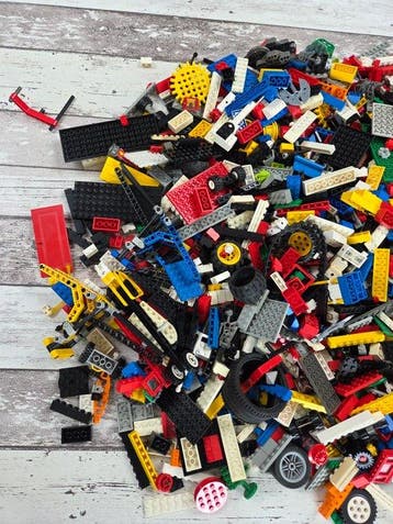 Lego Briques - Grote partij lego onderdelen in soorten en