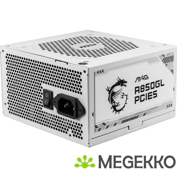 MSI MAG A850GL PCIE5 WHITE, Computers en Software, Overige Computers en Software, Nieuw, Verzenden