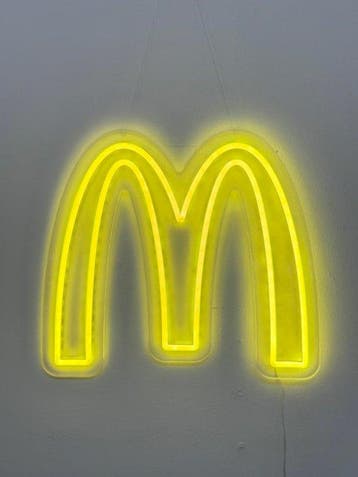 McDonalds M - Lichtbord - acryl
