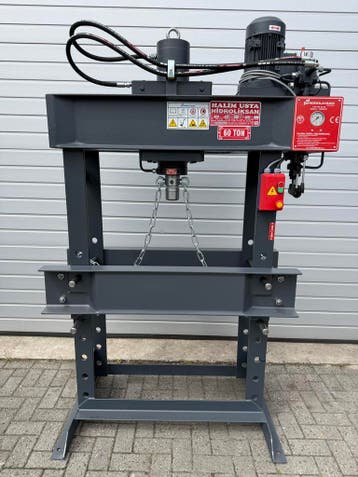 HIDROLIKSAN werkplaatspers garagepers hydraulische 60 Ton, Nieuw