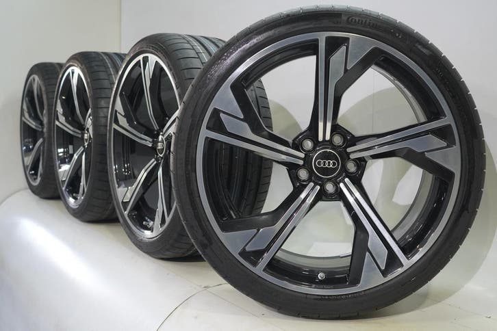 Audi RS4 RS5 B9 20 inch velgen Continental Zomerbanden Nieuw, Autos : Pièces & Accessoires, Pneus & Jantes, Enlèvement ou Envoi