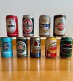 Vintage European Beer Can Collection – Beck’s, Löwenbräu,