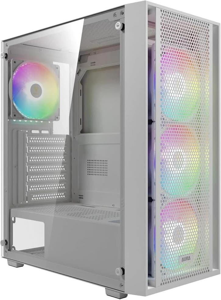 Gamdias ATX Wit Mid Tower | Retour Deal | 35% korting, Computers en Software, Computerbehuizingen, Zo goed als nieuw, Verzenden