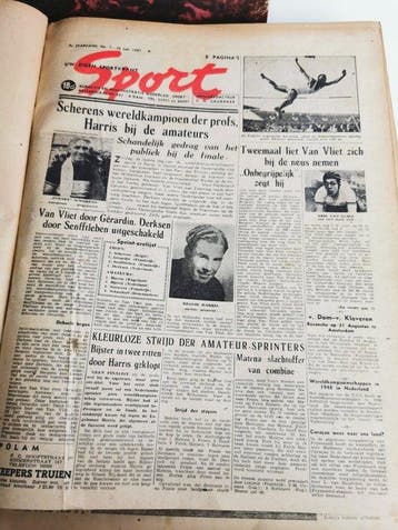 Hoofdredacteur C. H. Geudeker - Sportkrant 1946 - 1948