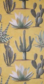 Exclusieve stof met realistische cactussen - Artmaison, Antiek en Kunst