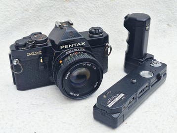 Pentax MX + Vivitar Auto 50mm 1:1.8 + Pentax Winder Appareil, Nieuw