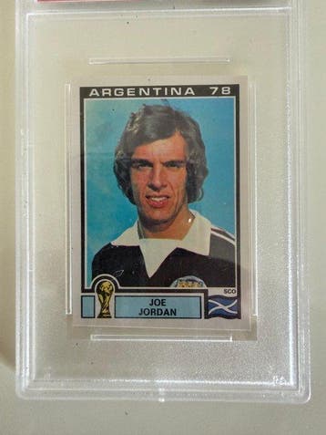 1978 Panini Argentina 78 World Cup Joe Jordan - PSA 7 Graded, Collections