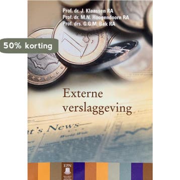 Externe verslaggeving 9789011056084 M.N. Hoogendoorn, Boeken, Verzenden, Gelezen, M.N. Hoogendoorn