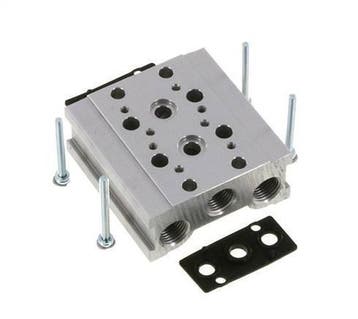 Manifold 2-Stations YPC SF1000 5/2 5/3-weg, Verzenden