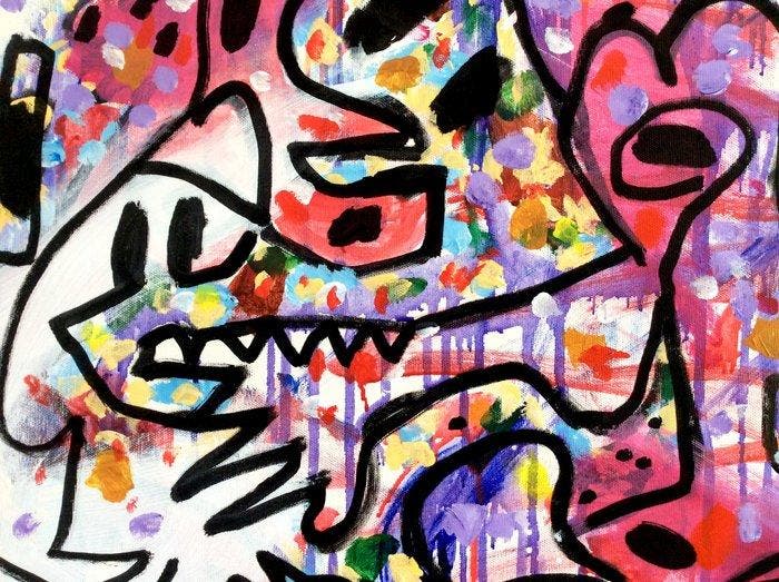 Ralf Altrieth - So und so - XXL, Antiek en Kunst, Kunst | Schilderijen | Modern