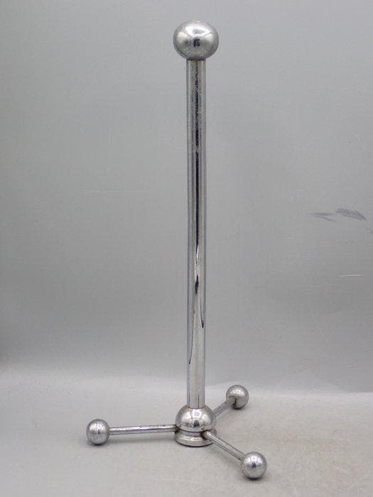 Porte-chapeaux - Métal, Chromé(e) - Un support chromé pour, Antiek en Kunst, Kunst | Designobjecten