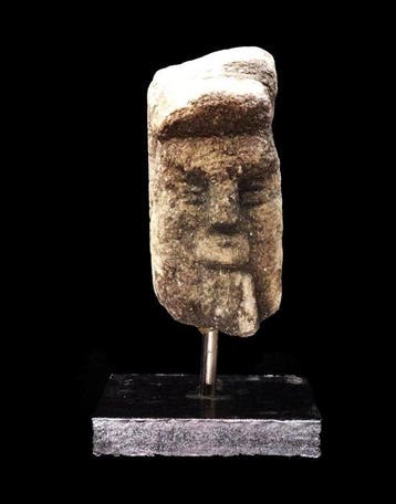 Oud-Chinees - Marmeren voorouderkop - Ming-dynastie