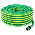 vidaXL Tuinslang 5-laags Groen en Geel 3 / 4 50 m PVC, Tuin en Terras, Verzenden, Nieuw