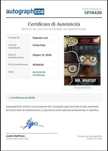 Funko - Funko Pop - Henry edizione speciale autografato da