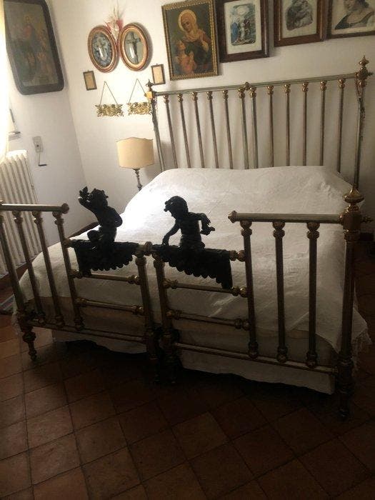 Bedsprei - 213 cm - 226 cm - Katoenen dekbedhoes, Antiquités & Art, Tapis & Textile