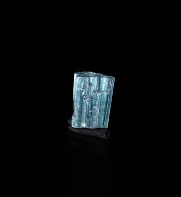 Specimen kristal toermalijn elbaït blauw neon ZEER ZELDZAM -