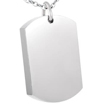 Fako Bijoux - Ketting - Ashanger / Assieraad - Dog Tag -, Verzenden, Nieuw