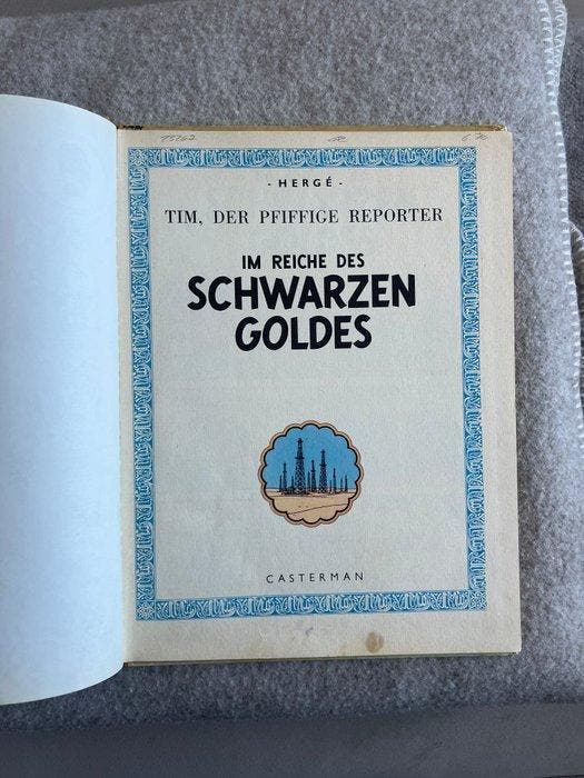 Tim und Struppi - Im Reiche des schwarzen Goldes. - 1 Album, Livres, BD