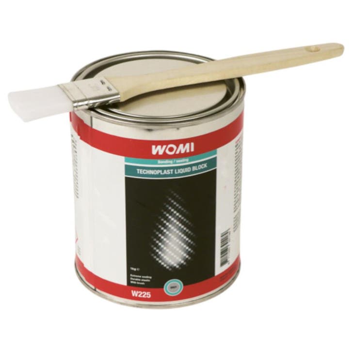 Womi W225 Technoplast Liquid Block+Kwast Grijs, Auto diversen, Onderhoudsmiddelen, Verzenden