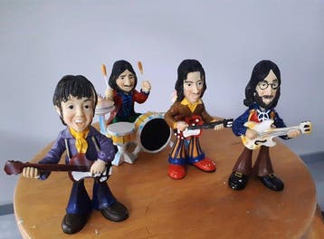 Beatles - Figurine, Resin Figurine Band Set (Compleet met, Nieuw in verpakking