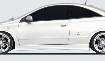 Rieger side skirt | Astra G - 3-drs., Coupé, Cabrio | l stuk, Verzenden, Nieuw, Opel