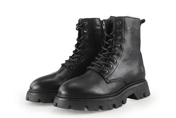 Apple Of Eden Veterboots in maat 40 Zwart, Kleding | Dames, Verzenden, Zwart, Zo goed als nieuw, Overige typen