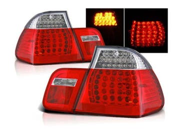 LED achterlicht units Red White geschikt voor BMW E46 Sedan, Verzenden, Nieuw, BMW