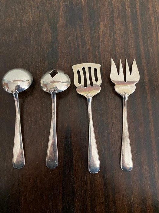 Hors doeuvre set - .800 zilver, Antiquités & Art, Antiquités | Argent & Or