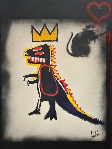 ArtRat - BANKSY x BASQUIAT Tribute - Urban Kingdom