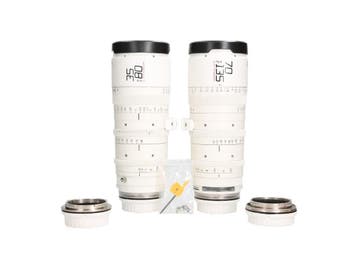 DZOFilm Catta 35-80 + 70-135 White - Canon RF, TV, Hi-fi & Vidéo, Ophalen of Verzenden