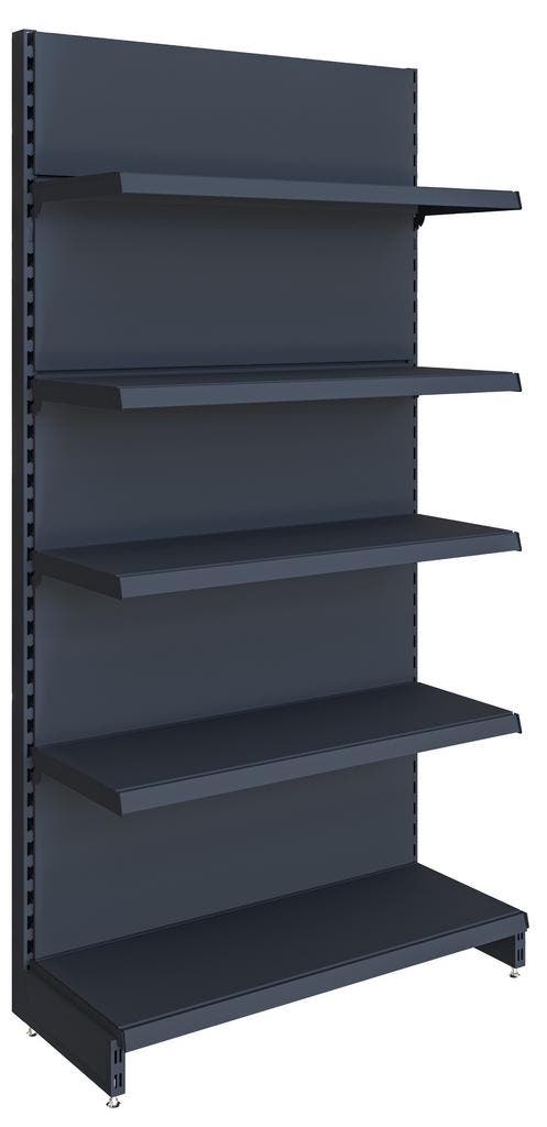 TEST Tego wandstelling H211 x B100 x D47 cm - 5 schappen, Articles professionnels, Aménagement de Bureau & Magasin | Fournitures de bureau